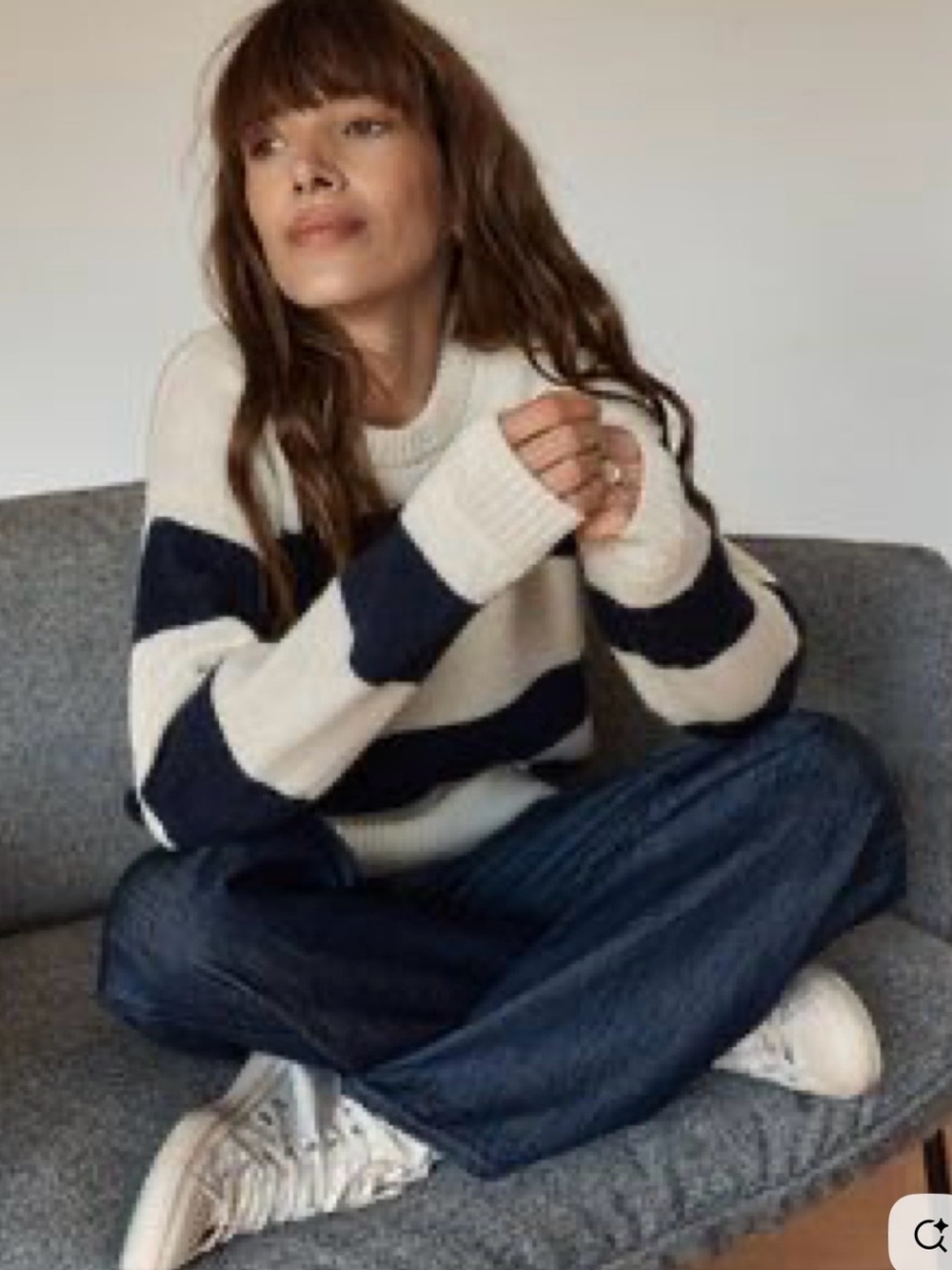 Navygrey BRITISH WOOL Sweater - Size Small
